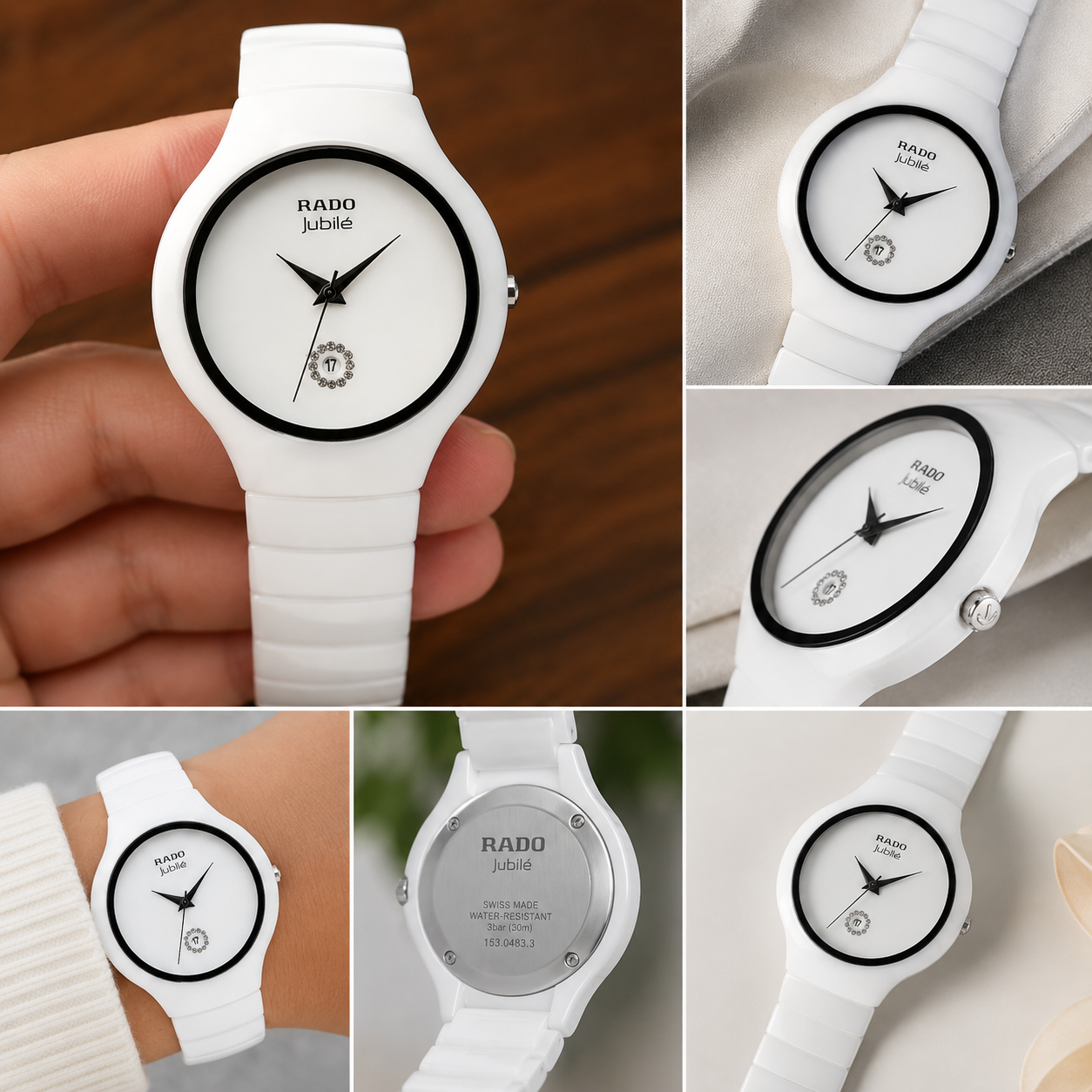 Rado White Dial Ceramic For Men's Watch