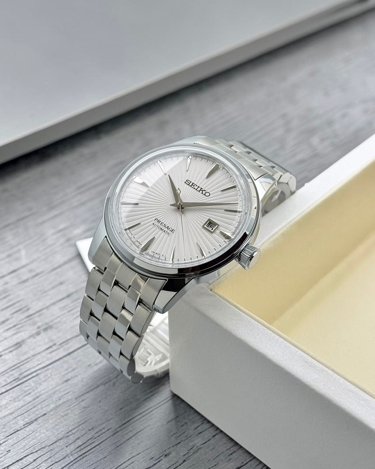 Seiko Silver Presage "Cocktail Time