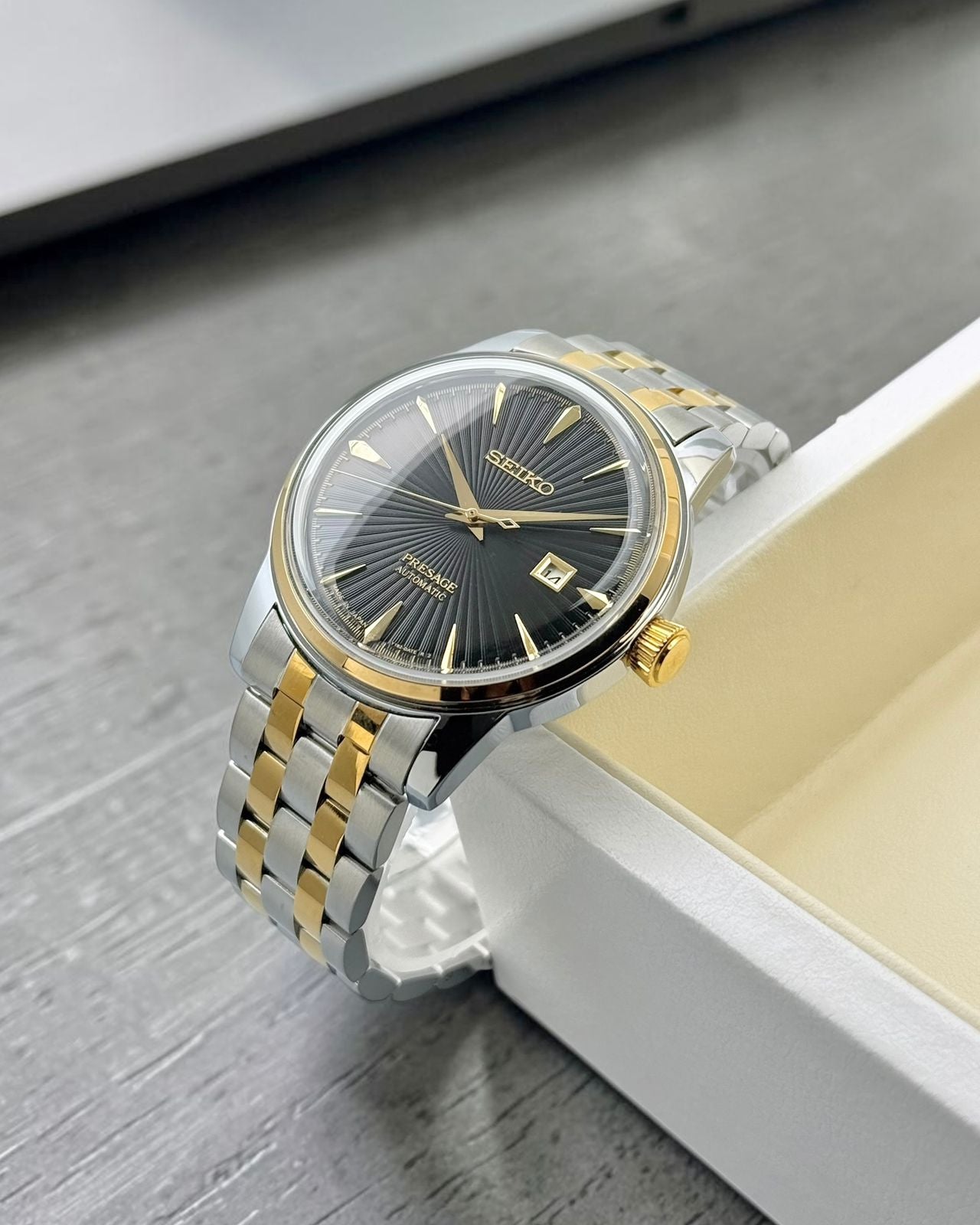 Seiko Silver&Gold Presage "Cocktail Time