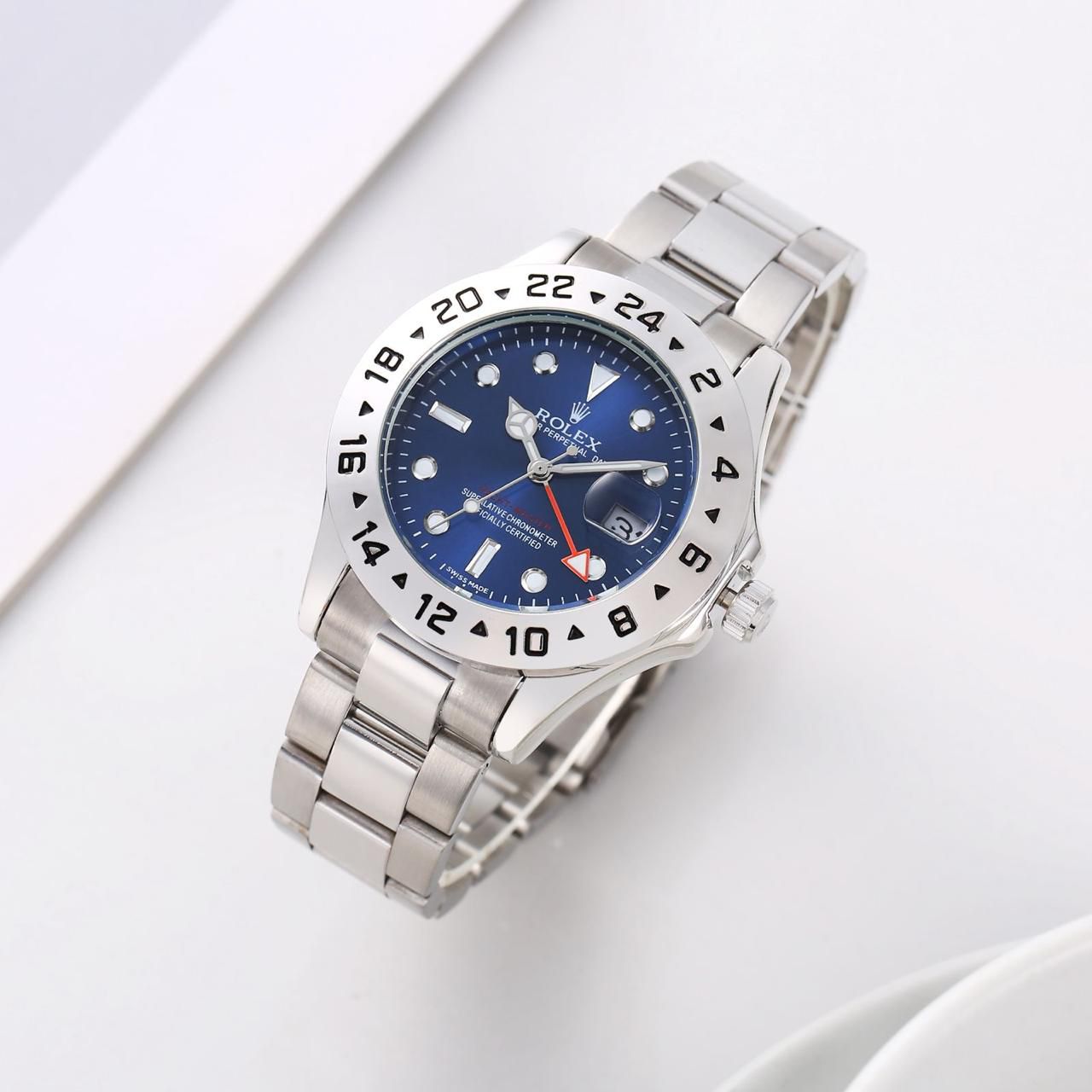 Rolex Datejust White Dial Roman Number Analog Men's Watch