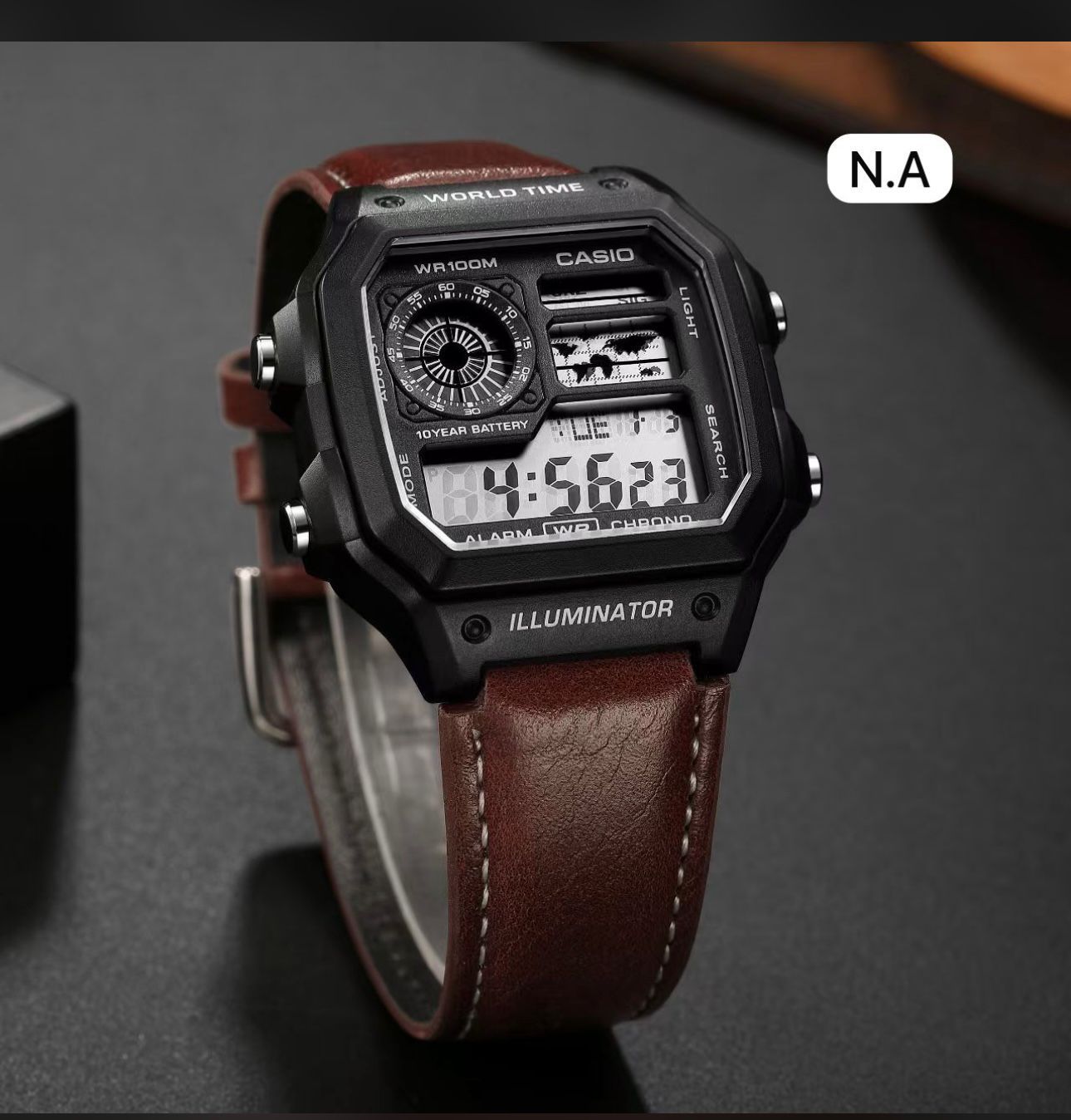 Casio Youth World Time Digital Watch