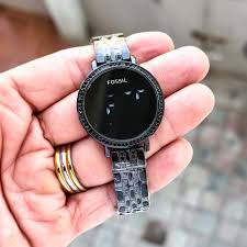 FOSSIL FOR HER 7A DIGITAL TIMING TOUCH SCREEN METAL DIAMOND STUDDED STRAP (Copy) (Copy)