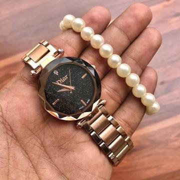Dior Diamond Cut Black Dial Starlight Edition Watch