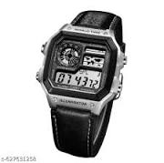 Casio All Black Youth World Time Digital Watch