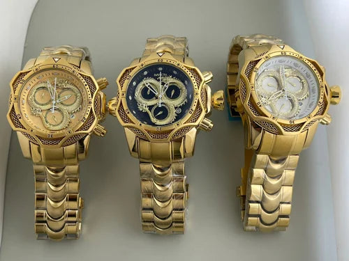 Invicta Black Dial Watch For Men's