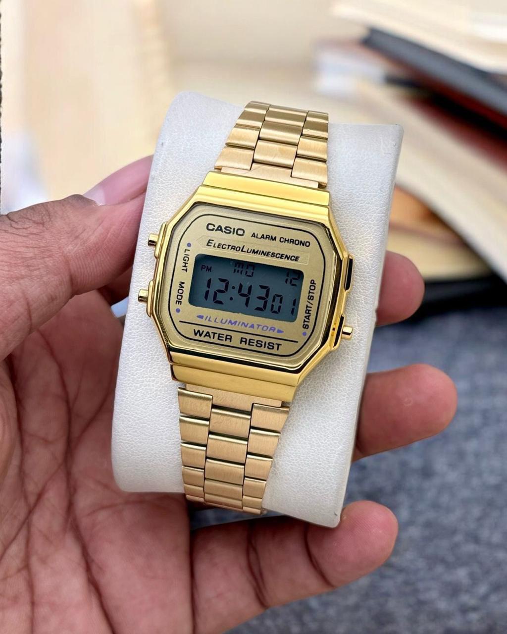 Casio Gold Metal Belt Unisex Watch