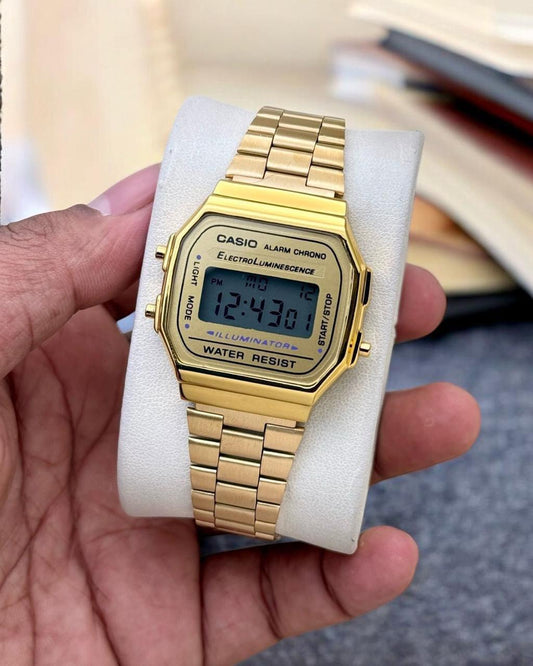 Casio Gold Metal Belt Unisex Watch
