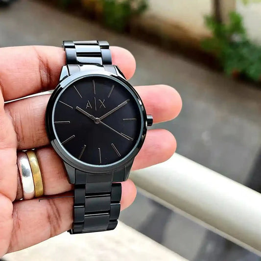 Armani Exchange Black Analogue Men Watch
