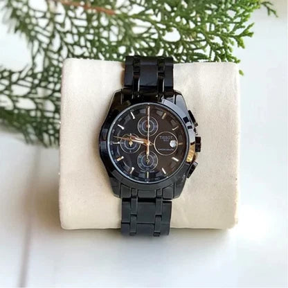 Tissot Black Dial Analog Quartz Chronograph Men's Watch