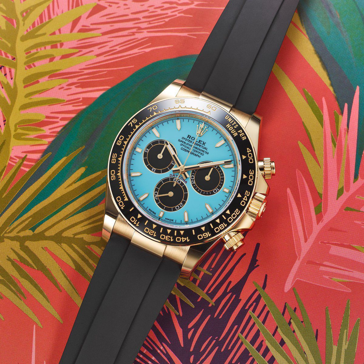 Rolex Cosmograph Daytona Automatic Sky Blue Dial Men's Watch
