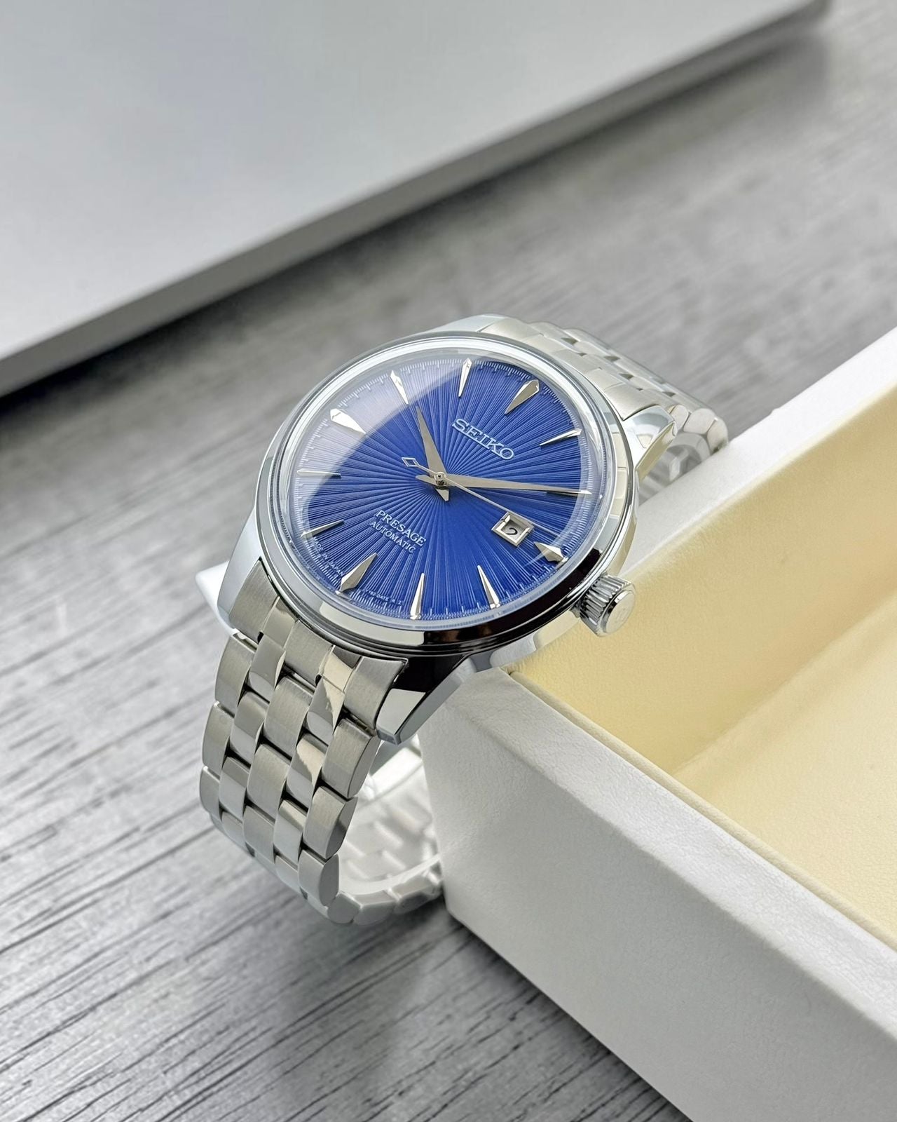 Seiko Silver Presage "Cocktail Time