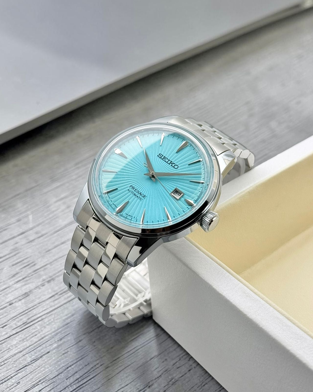 Seiko Silver Presage "Cocktail Time