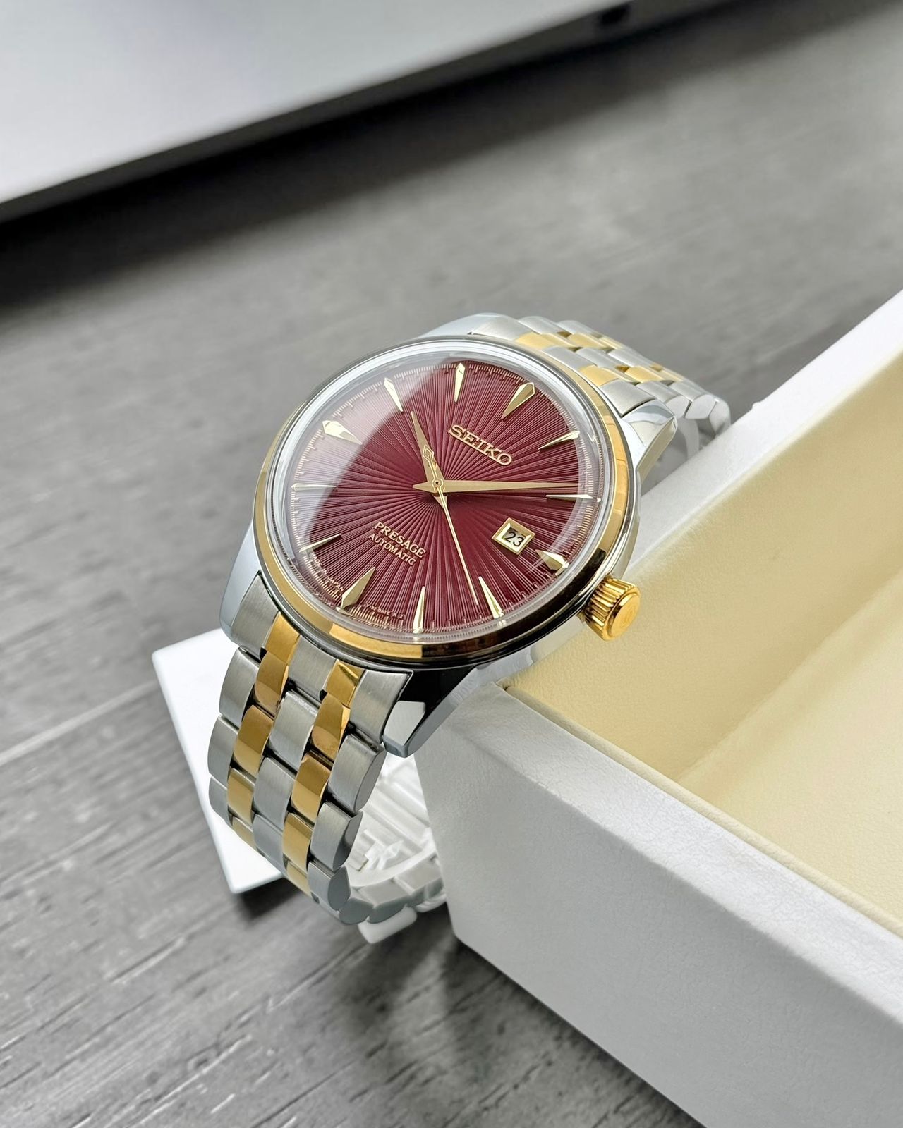 Seiko Silver&Gold Presage "Cocktail Time