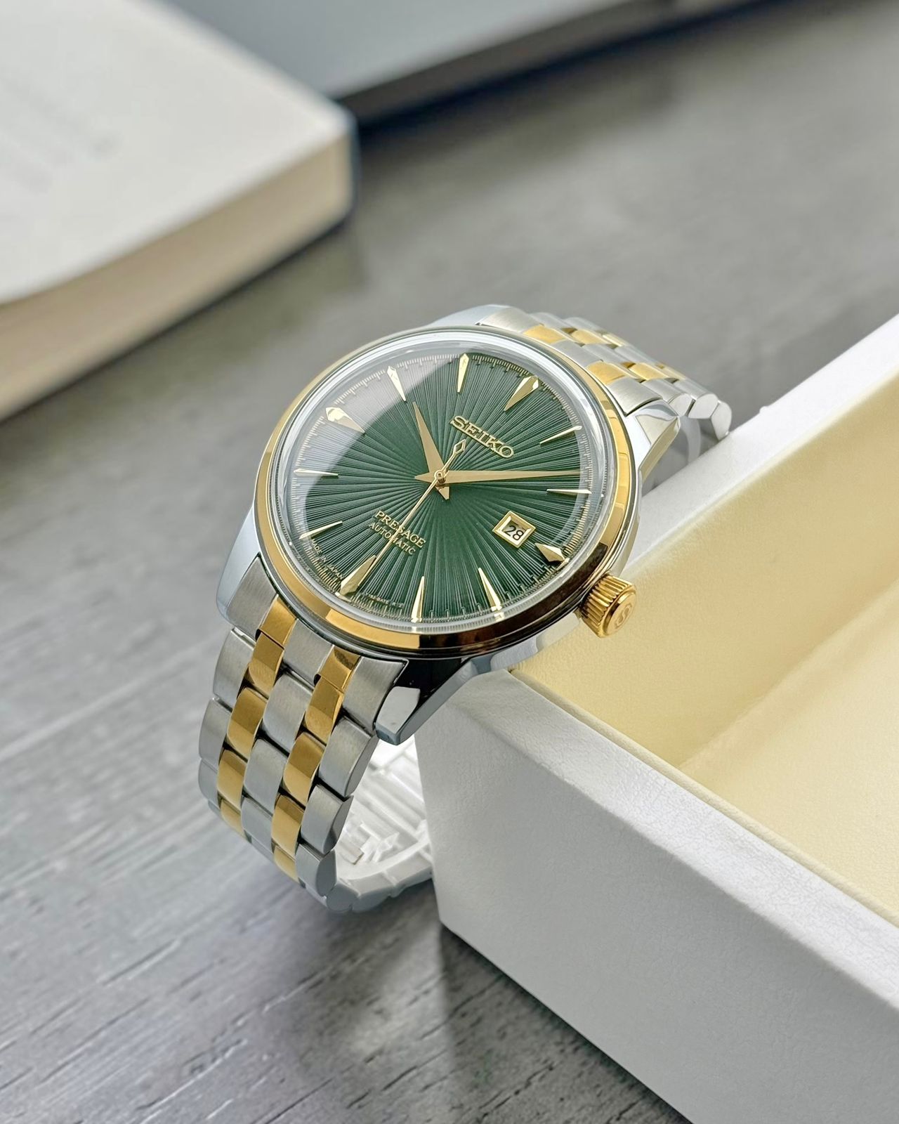 Seiko Silver&Gold Presage "Cocktail Time