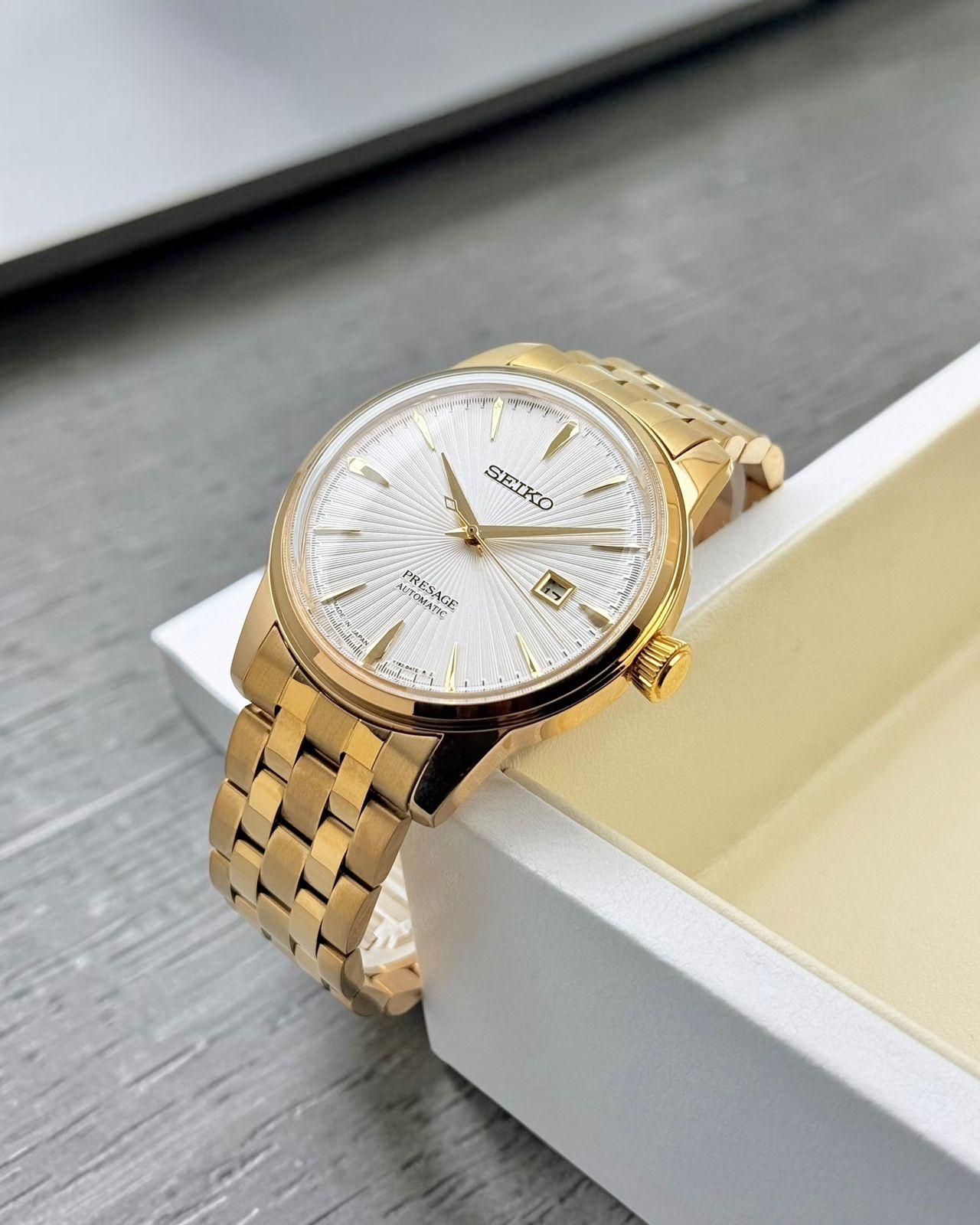 Seiko Gold Presage "Cocktail Time