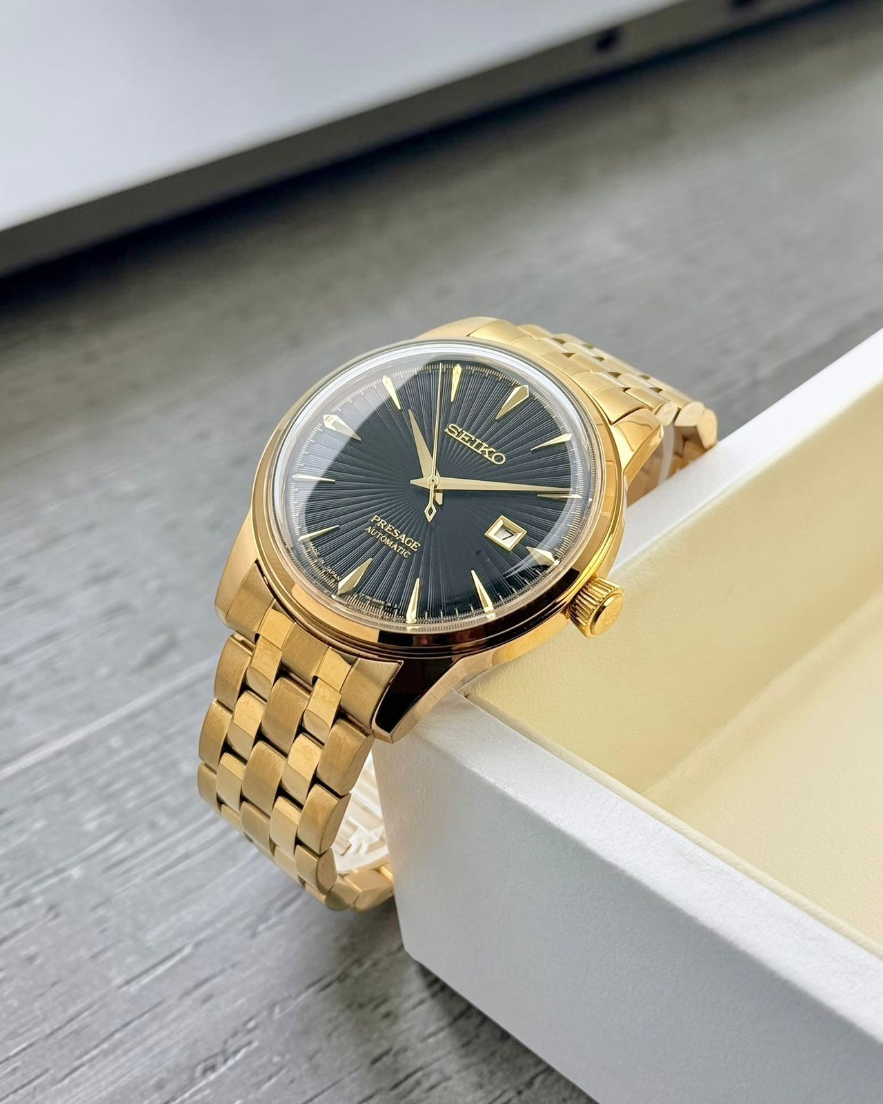 Seiko Gold Presage "Cocktail Time
