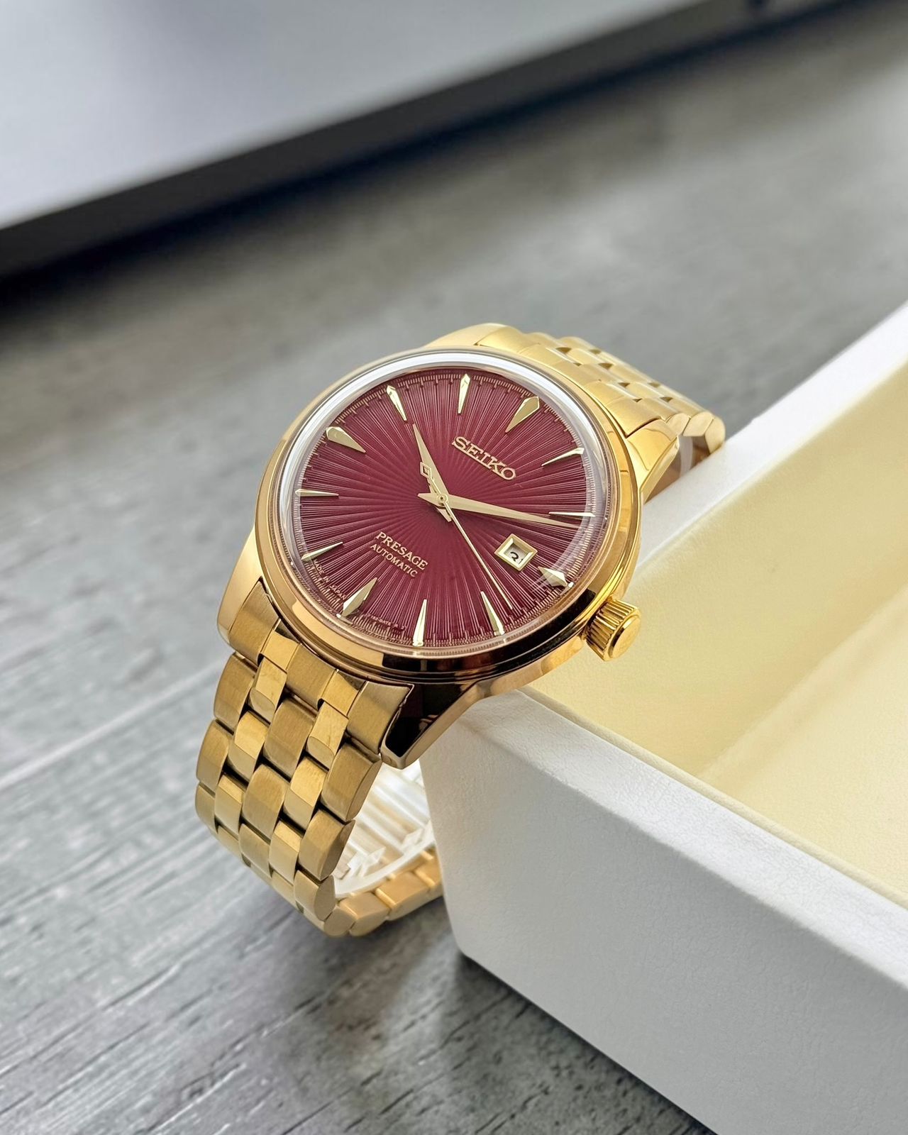 Seiko Gold Presage "Cocktail Time
