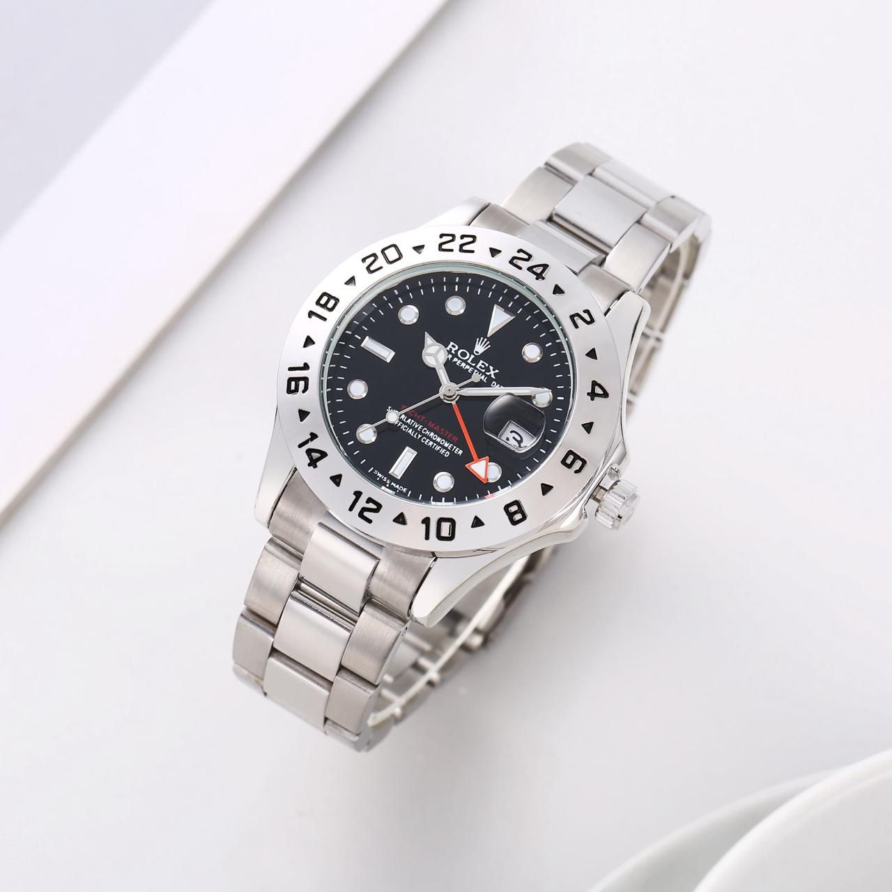 Rolex Datejust White Dial Roman Number Analog Men's Watch