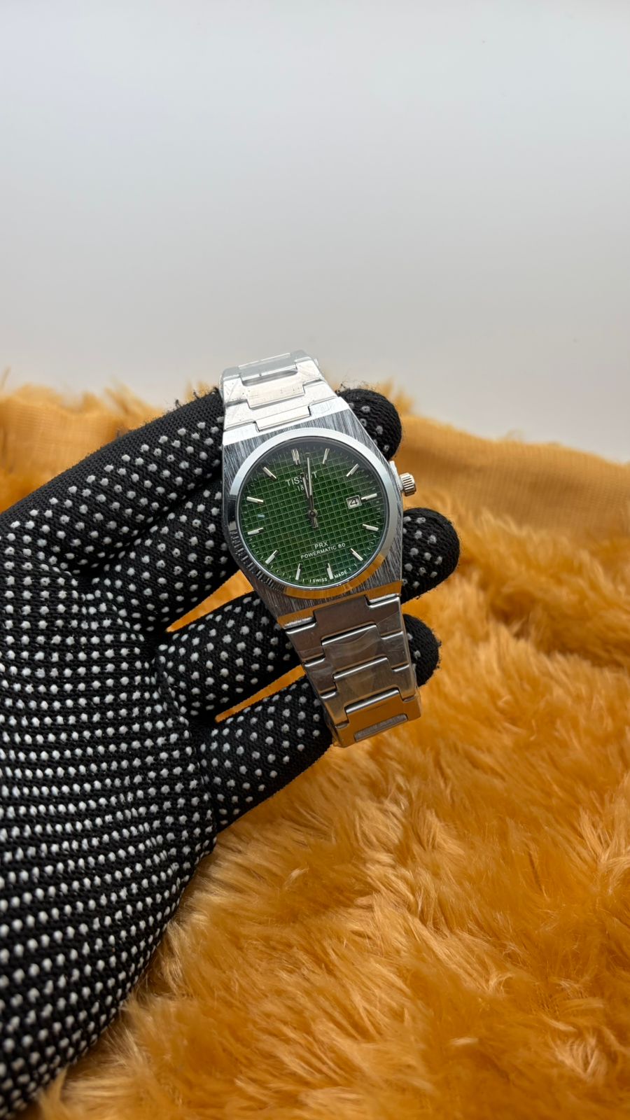 Tissot Green Dial PRX Powermatic 80 watch