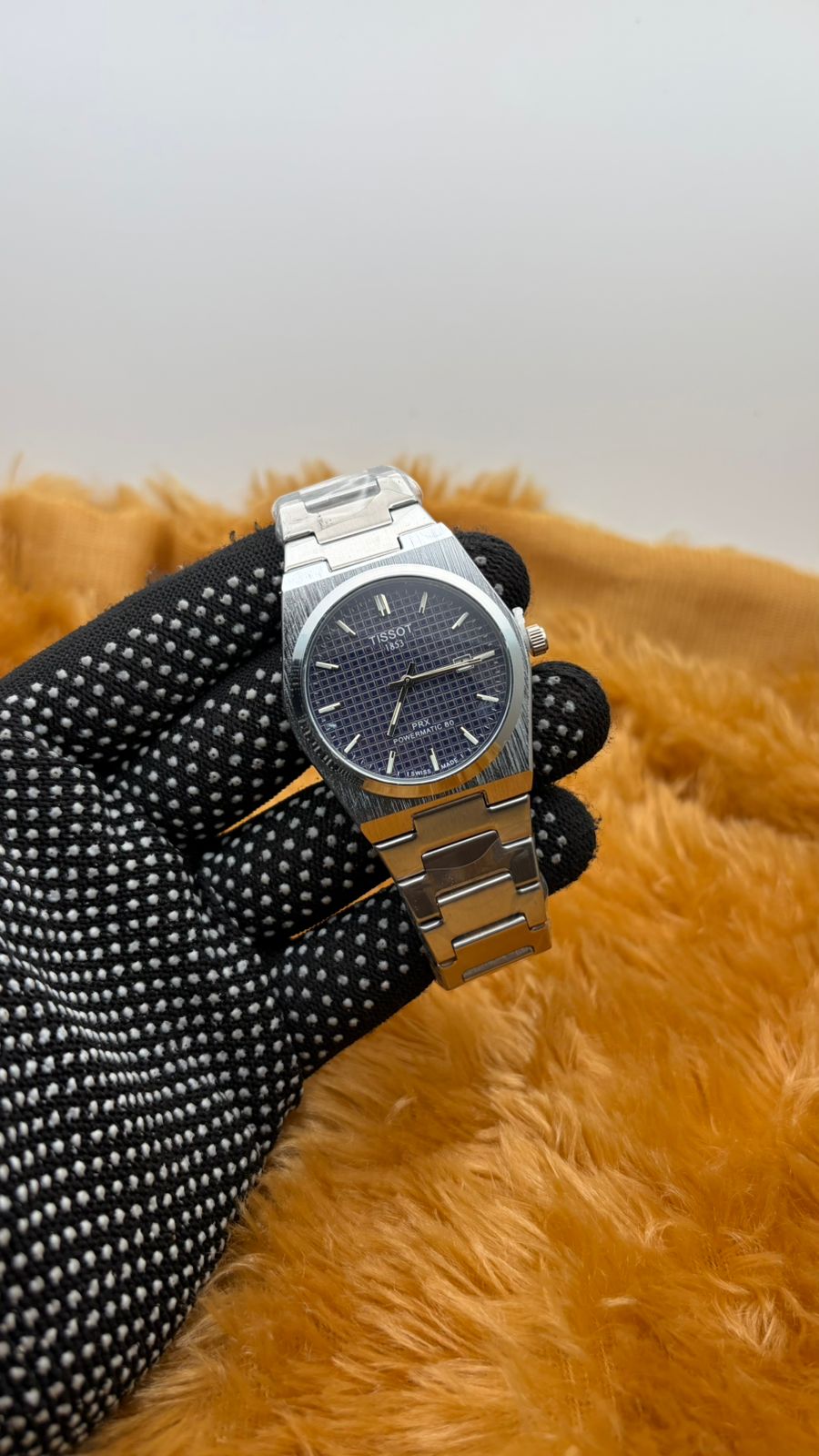 Tissot Blue Dial PRX Powermatic 80 watch