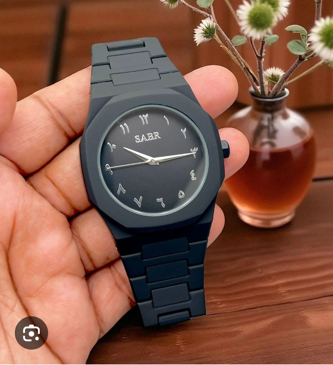SABR Aura Black Arabic Dial Watch