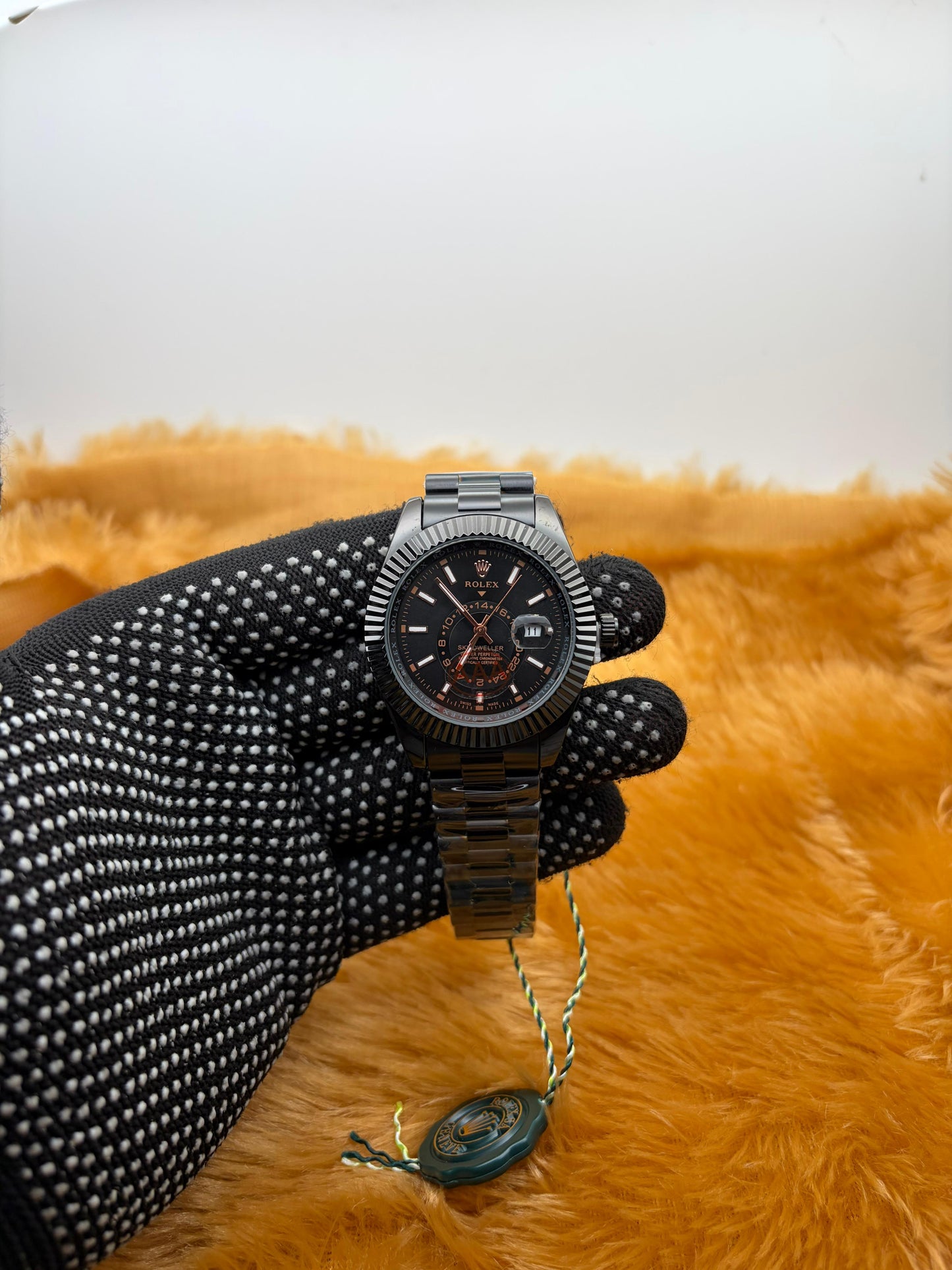 Rolex One of The Most All Black Dial Men's Watch