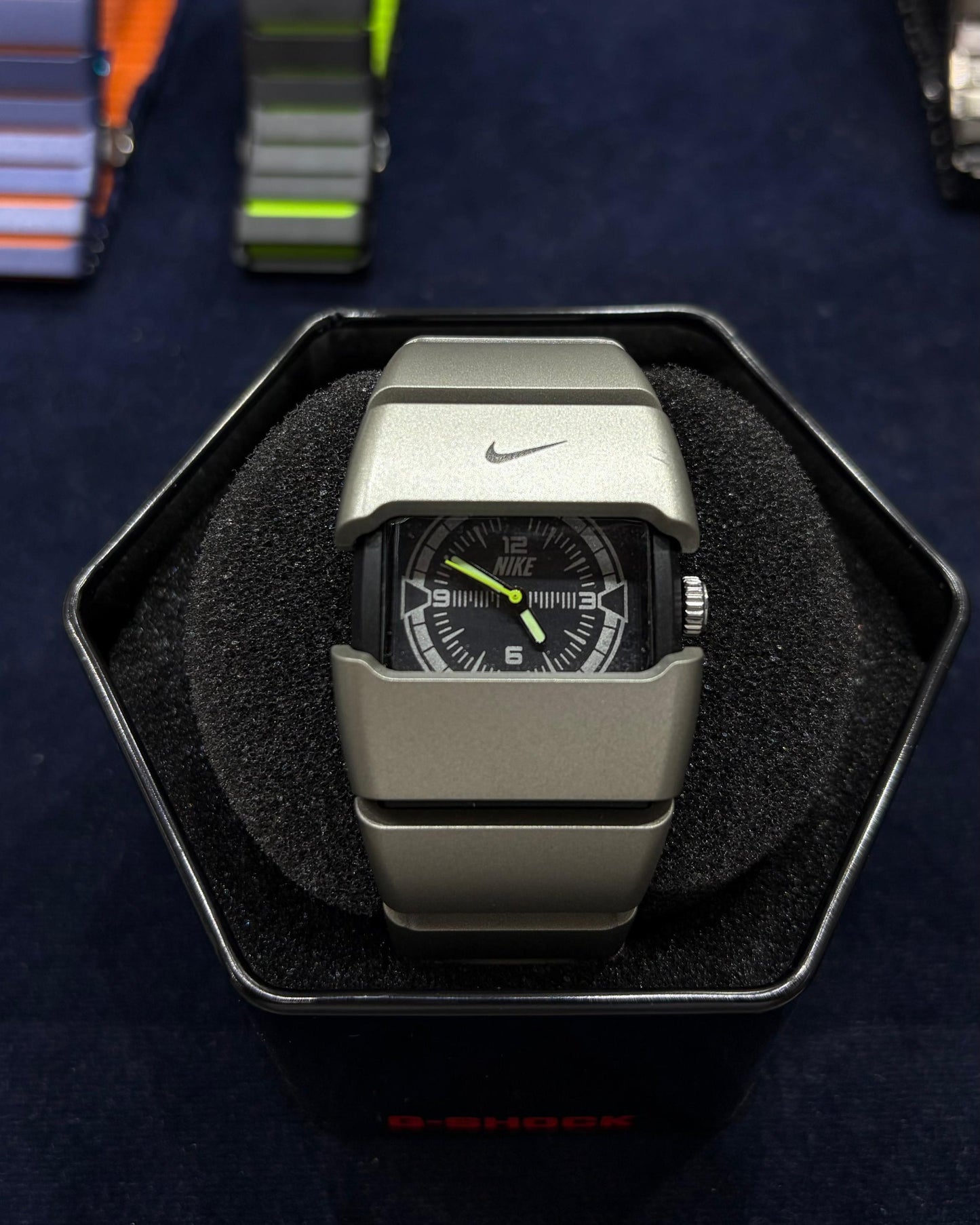 Nike Silver D-Line Analog Watch