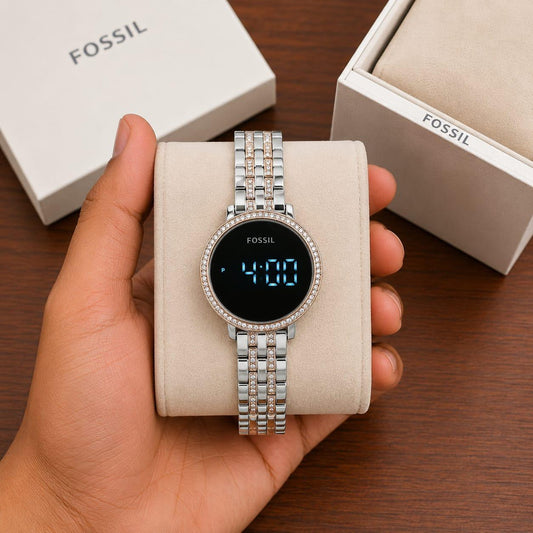 FOSSIL FOR HER 7A DIGITAL TIMING TOUCH SCREEN METAL DIAMOND STUDDED STRAP (Copy)