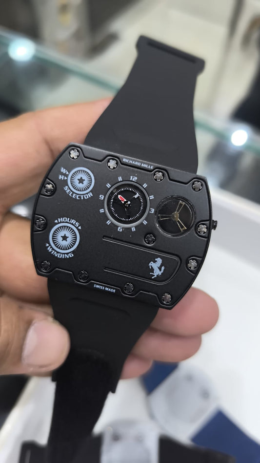 Richard Mille RM UP-01 Ferrari Black Ultraflat Men's Watch