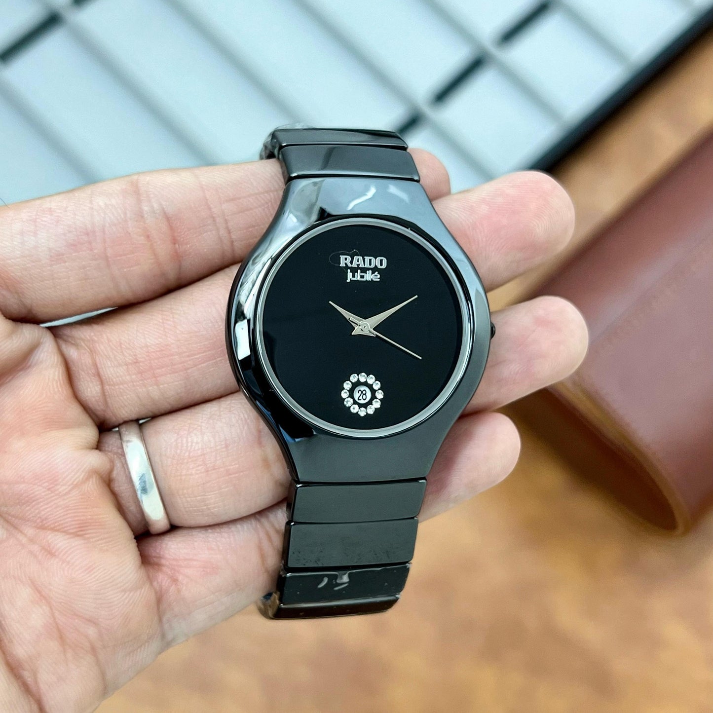 Rado Jublie Black Dial Ceramic For Men's Watch