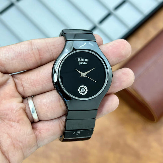 Rado Jublie Black Dial Ceramic For Men's Watch
