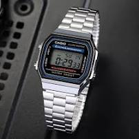 Casio Silver Metal Belt Unisex Watch