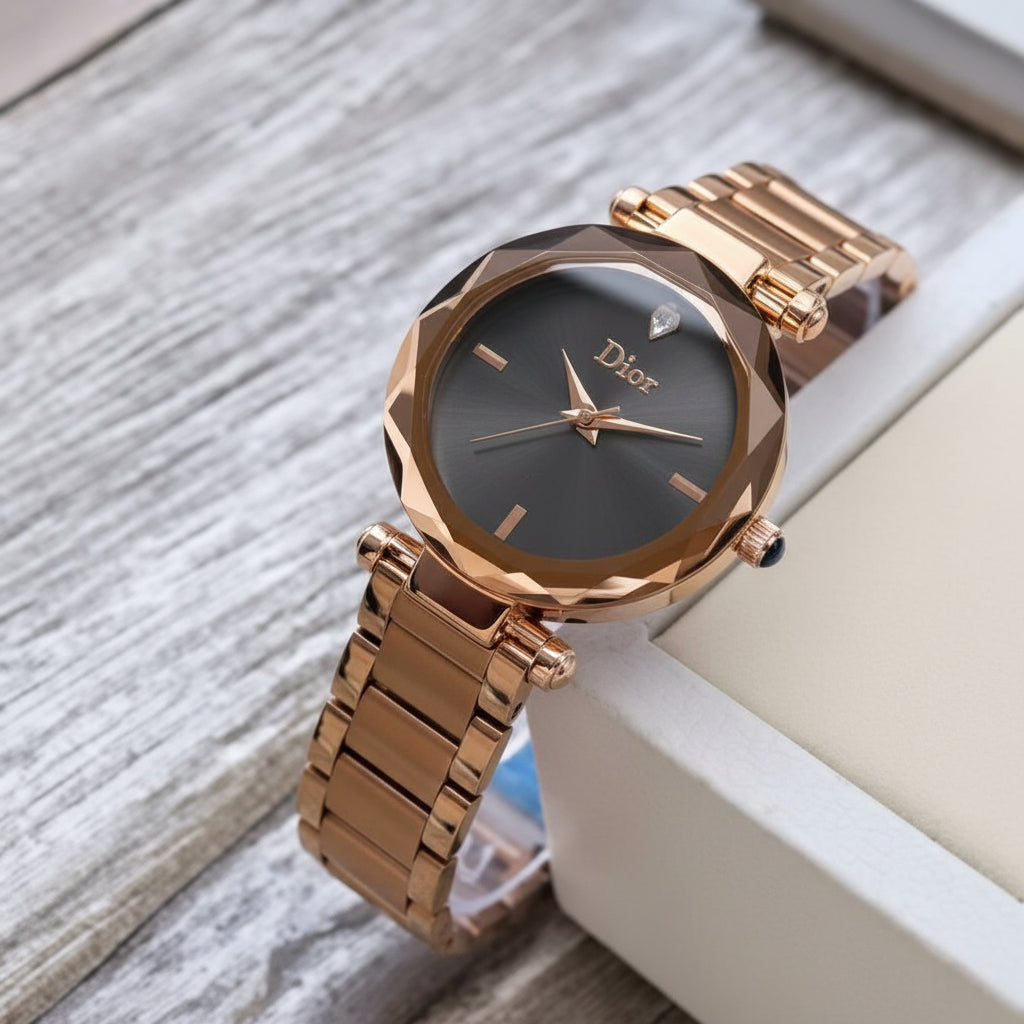 Dior Diamond Cut Black Dial Starlight Edition Watch