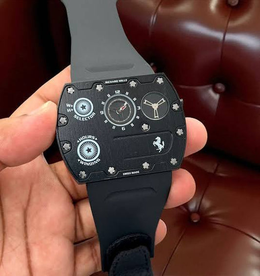 Richard Mille RM UP-01 Ferrari Black Ultraflat Men's Watch