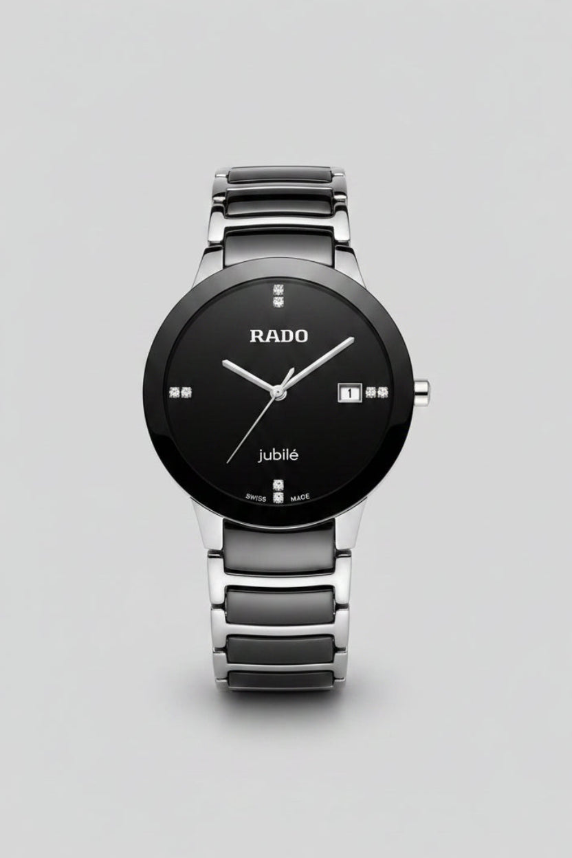 Rado Ceramic Black Dial Men's Watch