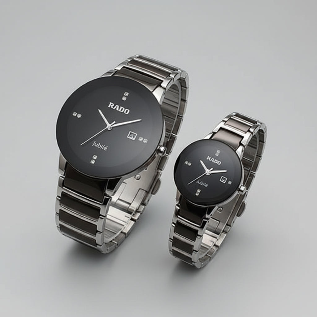 Rado Black Ceramic For Couple Watch