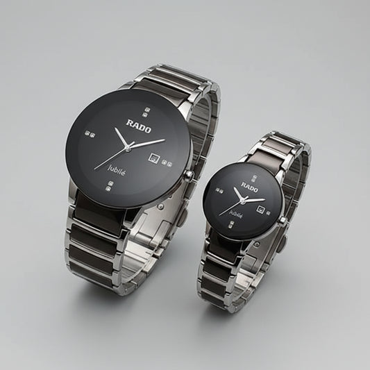 Rado Black Ceramic For Couple Watch