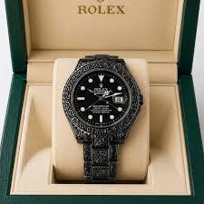 Ro-l-ex One of The Most Black Handmade Design Men's Watch
