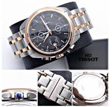 Tissot Black Dial Analog Chronograph Men's Watch