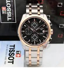 Tissot Black Dial Analog Chronograph Men's Watch