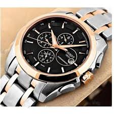 Tissot Black Dial Analog Chronograph Men's Watch