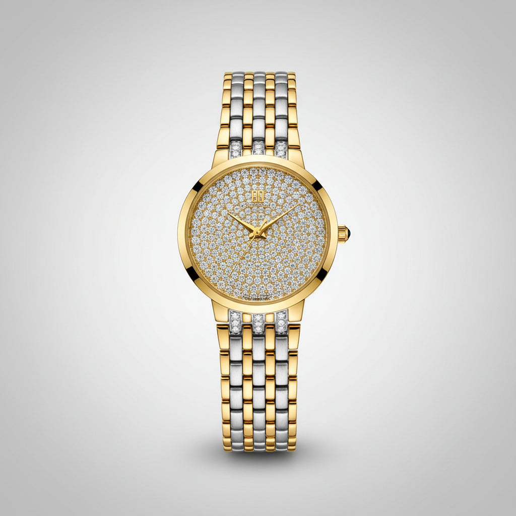 Audemars Piguet Slim Edge Round Diamond Watch
