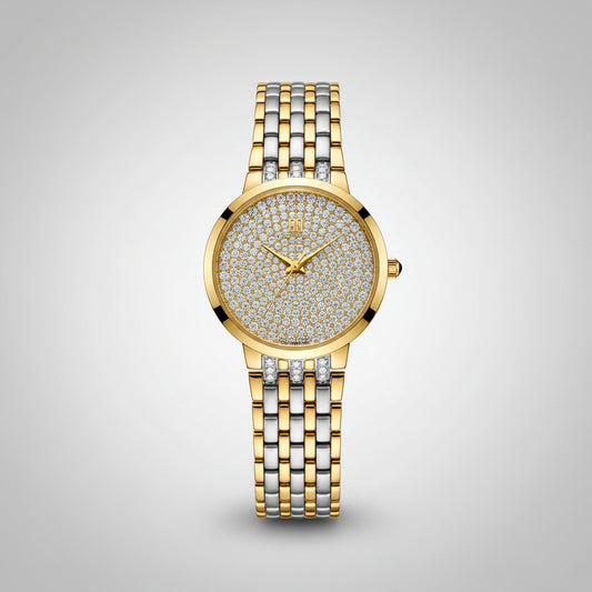Audemars Piguet Slim Edge Round Diamond Watch