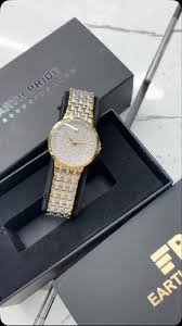 Audemars Piguet Slim Edge Round Diamond Watch