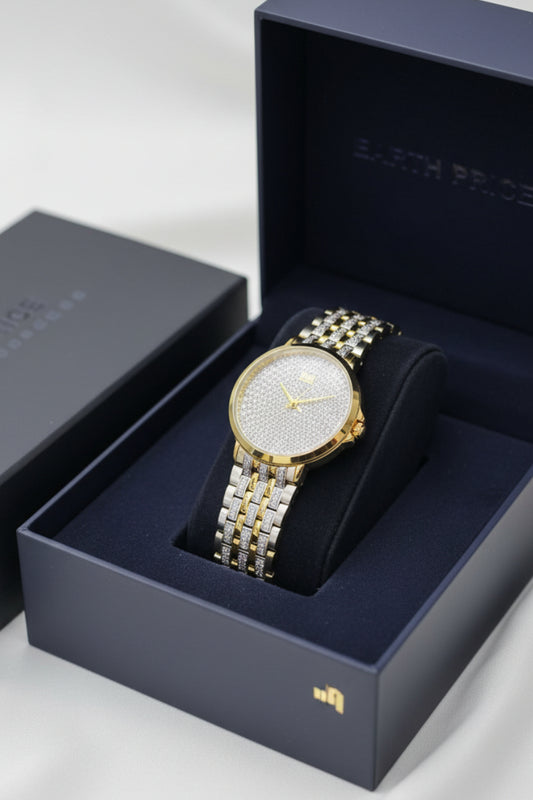 Audemars Piguet Slim Edge Round Diamond Watch