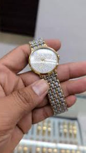 Audemars Piguet Slim Edge Round Diamond Watch