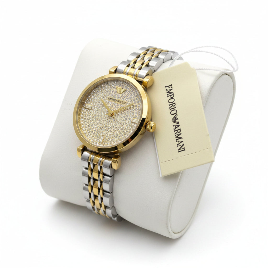 Audemars Piguet Slim Edge Round Diamond Watch