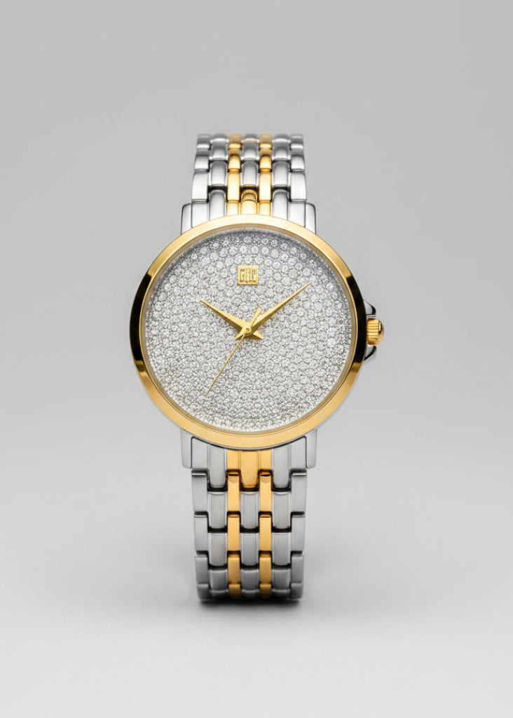 Audemars Piguet Slim Edge Round Diamond Watch