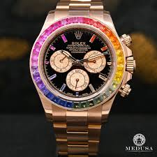 Rolex Rose Gold Cosmograph Daytona Rainbow watch