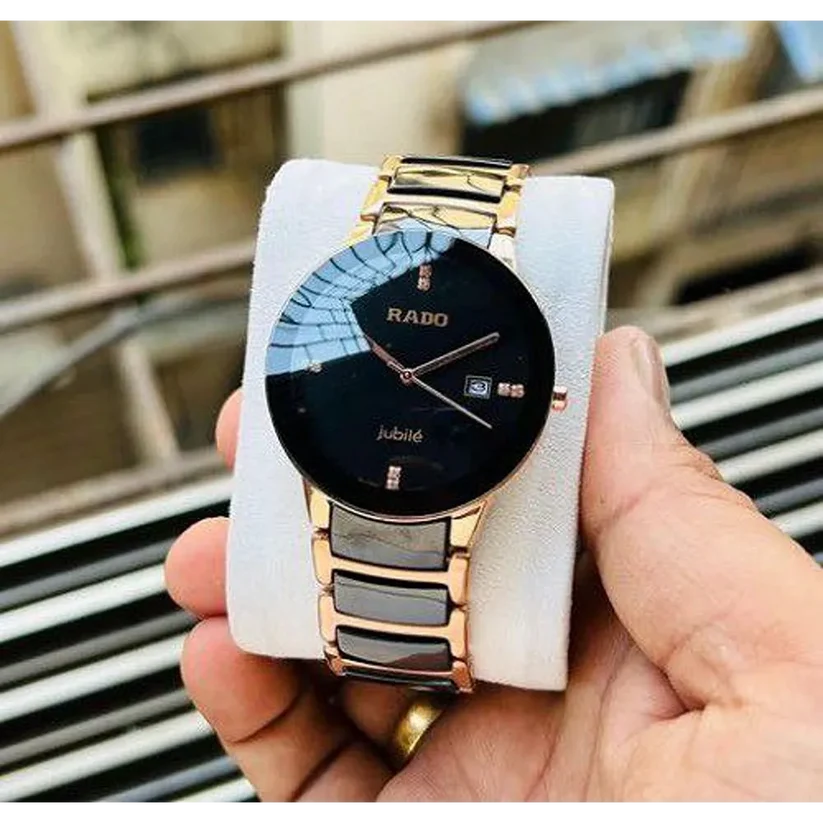 Rado Ceramic Black-G Dial For Men's Analog Watch